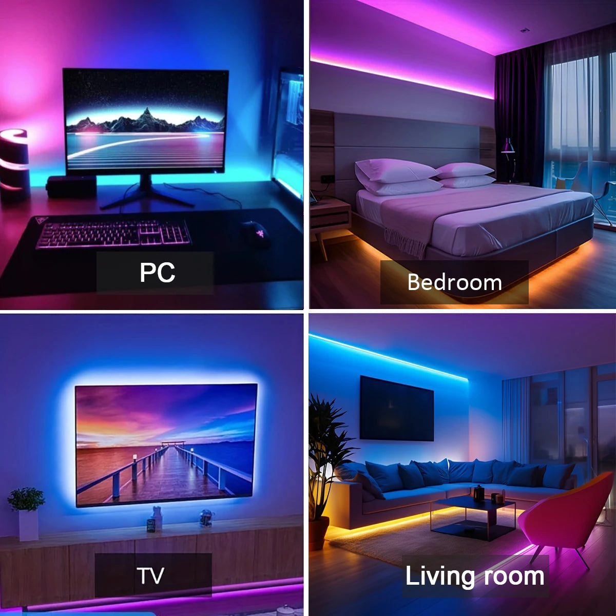 YourLEDshop™ RGB Led Strip Lights